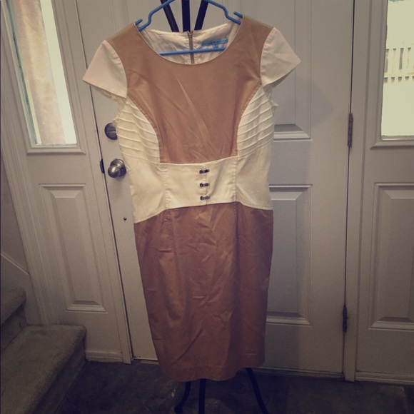 Antonio Melani Cap Sleeve Block Dress - Picture 6 of 6